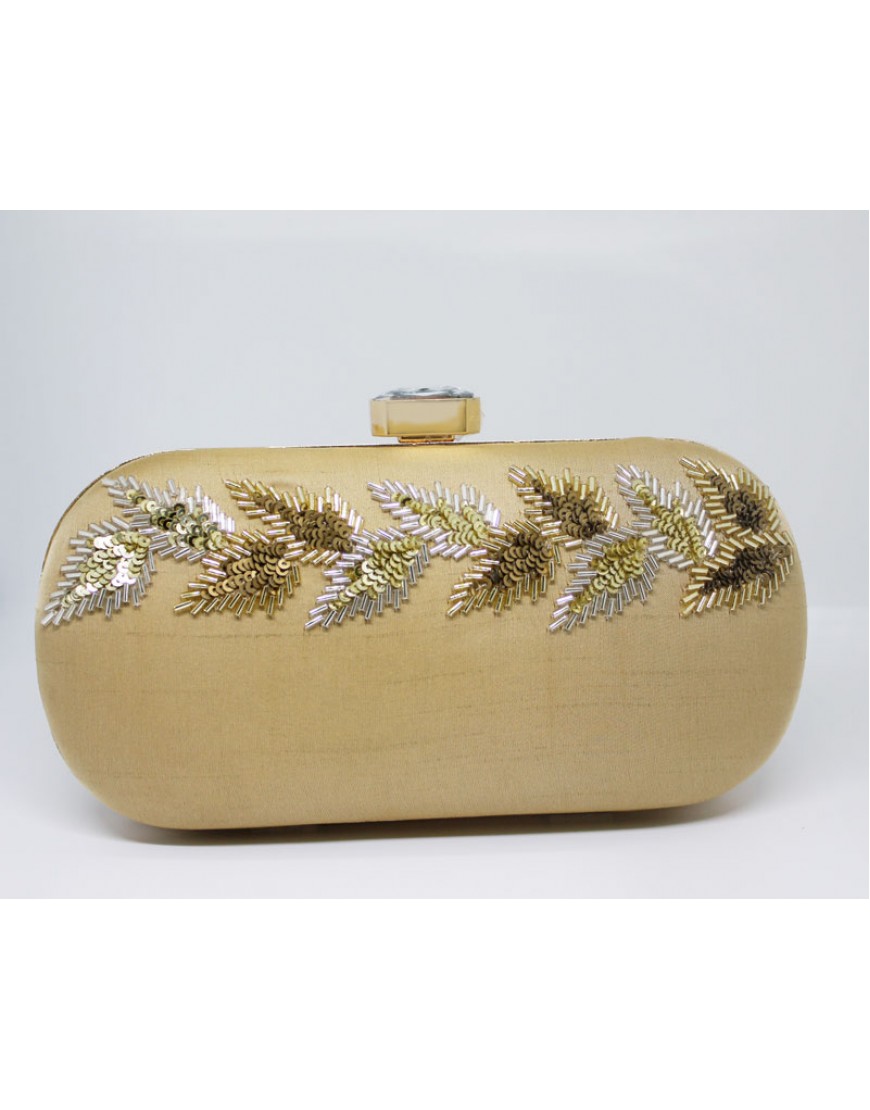Golden Box Clutch